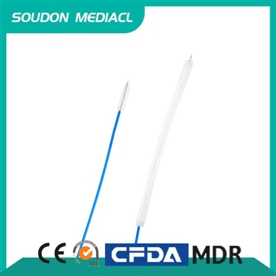 Cepillo de limpieza de doble cabezal para canal de endoscopio